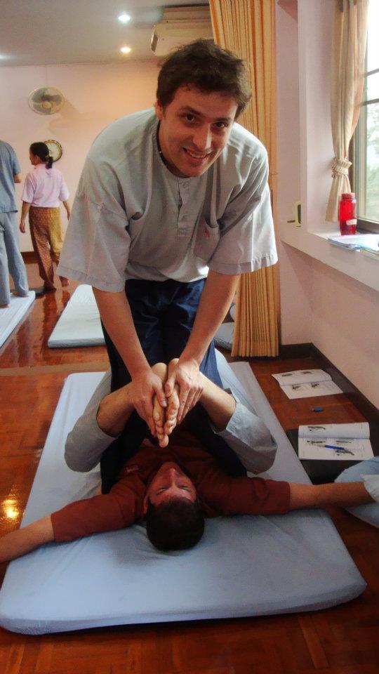 Thajská masáž jogové pozice